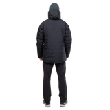 Mountain Equipment Triton Men's Jacket Outdoor Action Slate Black/Black- Back Fit on Model