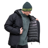 Mountain Equipment Triton Men's Jacket Outdoor Action Slate Black/Black- Down Cycle