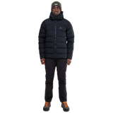 Mountain Equipment Tromso Men's Jacket Outdoor Action Black- Front Fit on Model