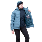 Mountain Equipment Tromso Women's Jacket Outdoor Action Stellar Blue- Inner Zipped Security Pocket