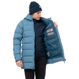 Mountain Equipment Tromso Women's Parka Outdoor Action Stellar Blue- Inner Zipped Security Pocket
