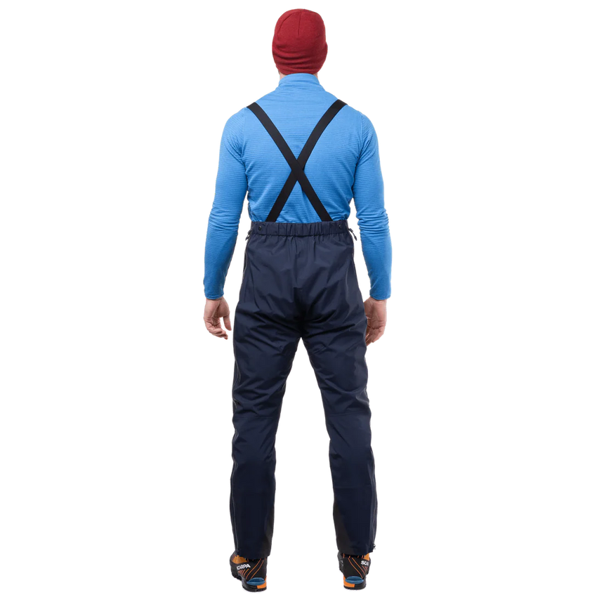 Mountain Equipment Tupilak GORE-TEX Men's Pant Outdoor Action Cosmos- Full Back Fit on Model