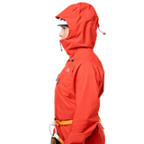 Mountain Equipment Tupilak Women's GORE-TEX Jacket Outdoor Action Chili Red- Side View