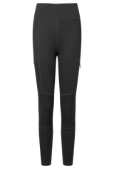 Mountain Equipment Turas Women's Legging Outdoor Action Black- Front