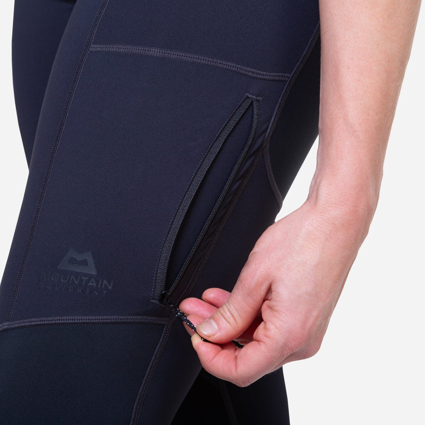 Mountain Equipment Turas Women's Legging Outdoor Action Cosmos- Zip Thigh Pocket