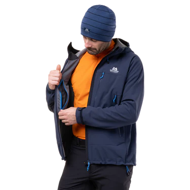 Mountain Equipment Vulcan Men's Jacket Outdoor Action Cosmos- Inner Zipped Security Pocket