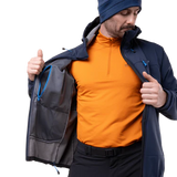 Mountain Equipment Vulcan Men's Jacket Outdoor Action Cosmos- YKK® Moulded Centre Front Zip