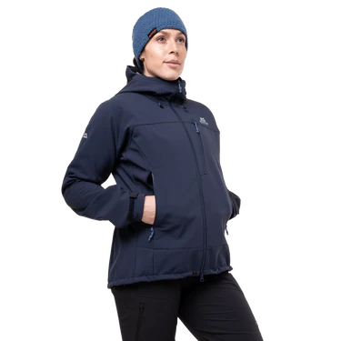 Mountain Equipment Vulcan Women's Jacket Outdoor Action Cosmos- 2 hand pockets