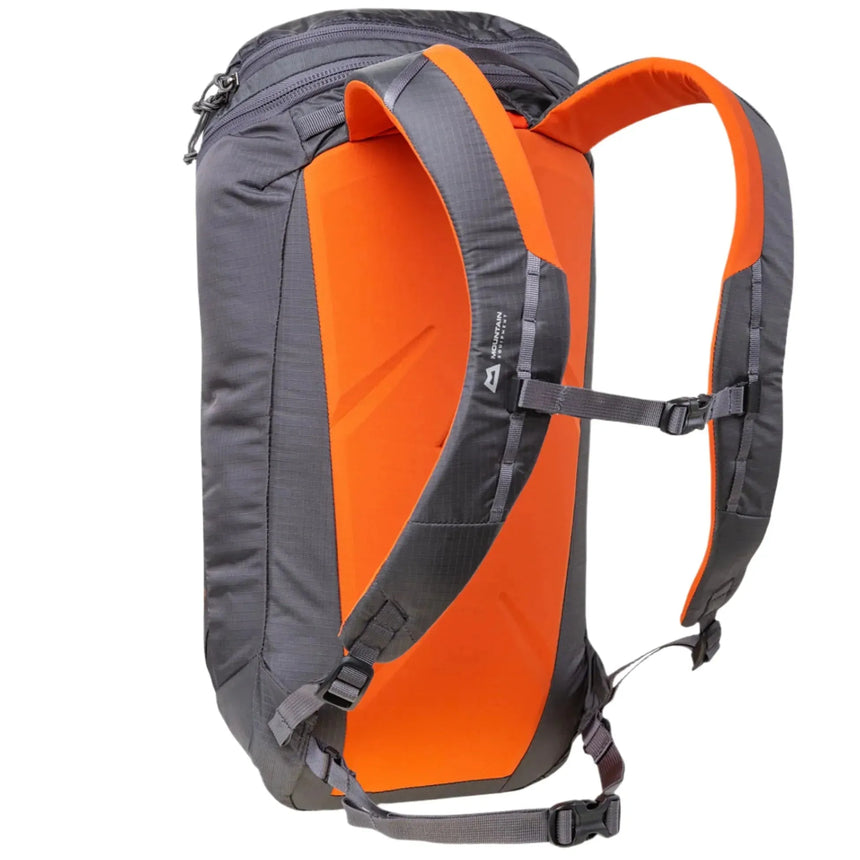 Mountain Equipment Wallpack 16 Backpack Outdoor Action Anvil/Cardinal Orange- Back