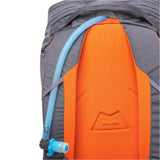 Mountain Equipment Wallpack 16 Backpack Outdoor Action Anvil/Cardinal Orange- Hydration System