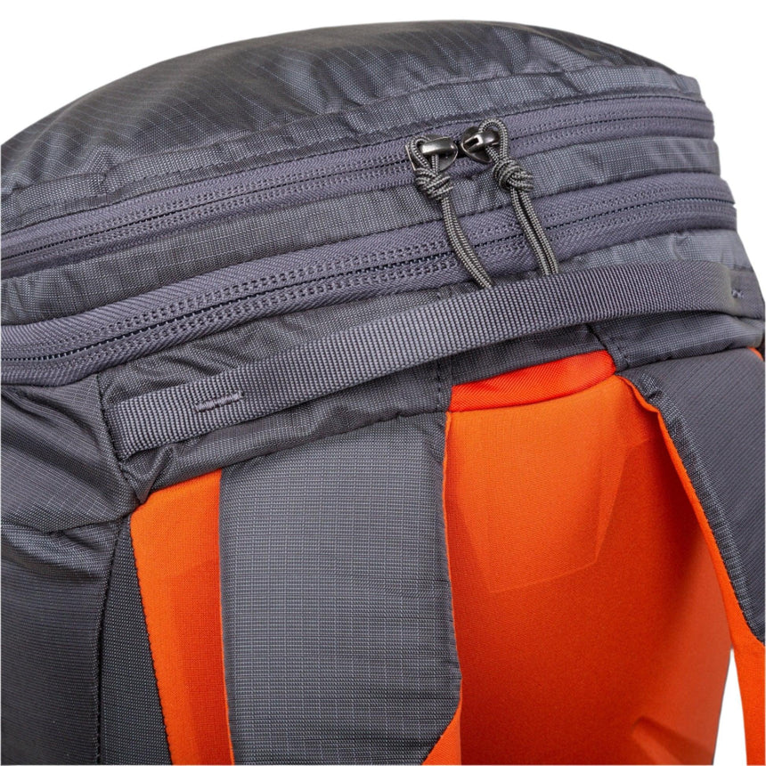 Mountain Equipment Wallpack 16 Backpack Outdoor Action Anvil/Cardinal Orange- zip