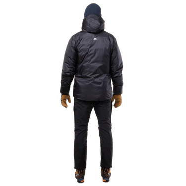 Mountain Equipment Xeros Men's Jacket Outdoor Action Obsidian - Back Fit on Model