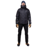Mountain Equipment Xeros Men's Jacket Outdoor Action Obsidian - Front Fit on Model