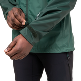 Mountain Equipment Zeno Men's Jacket Outdoor Action Fern/Pine- Velcro adjustable cuff