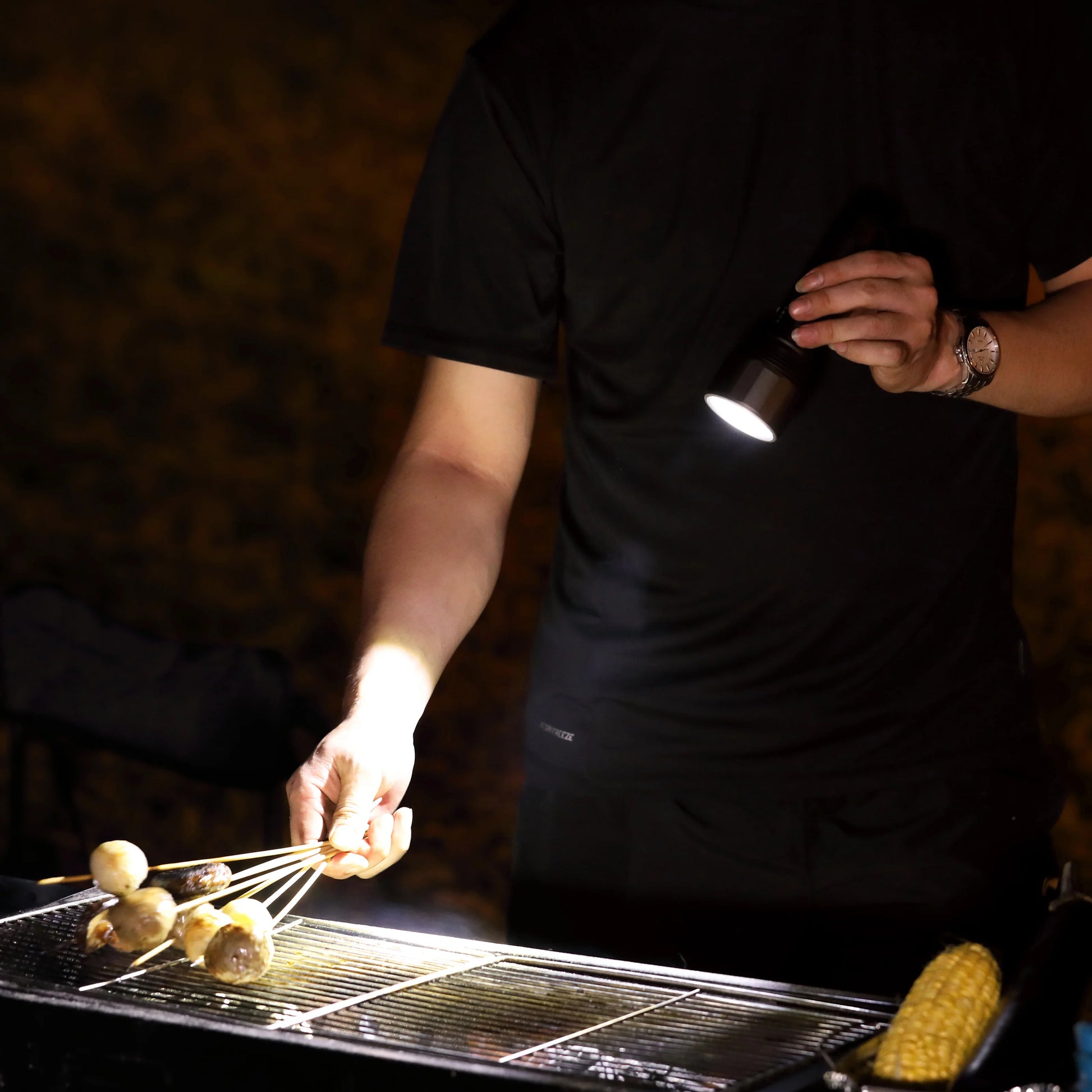 NexTool Camping Flashlight in Use - Perfect for Hiking, Fishing, and Emergency Situations