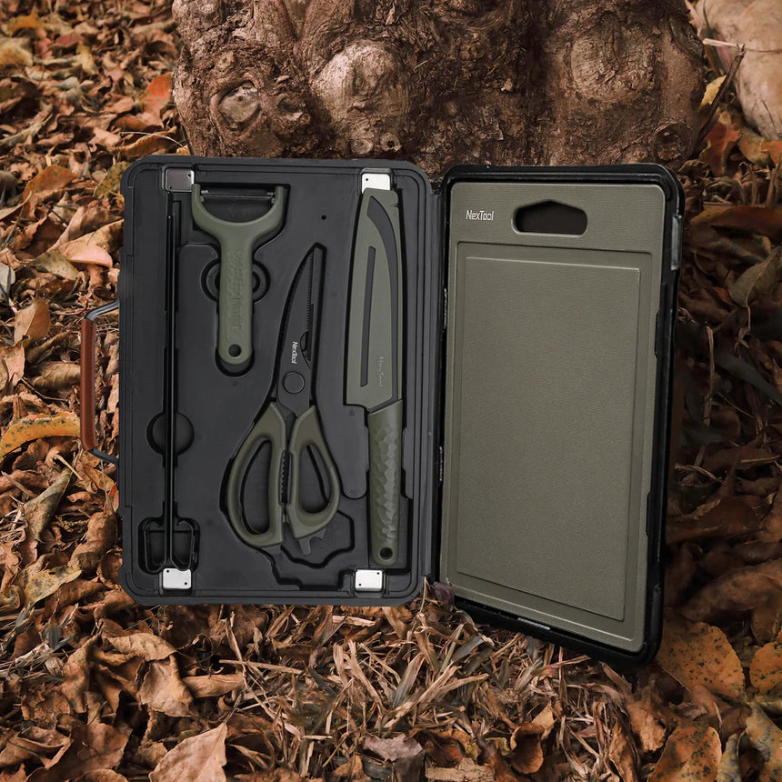 Nextool BBQ Kit Lightweight Design - Travel-Friendly 1148g for Camping, Picnics & Backyard Grilling