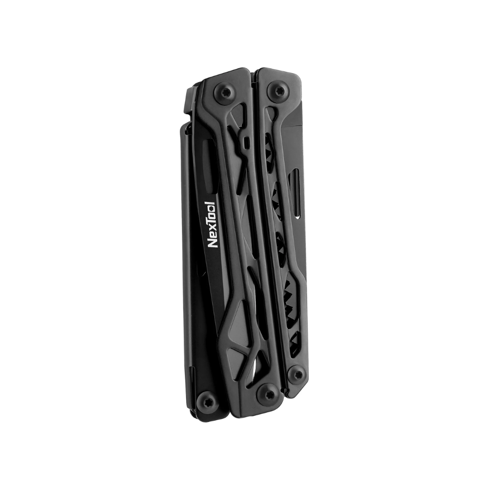 Nextool Black Knight 12-in-1 Multitool - Compact 205g Design with NEX-Scissors System and Bit Kit