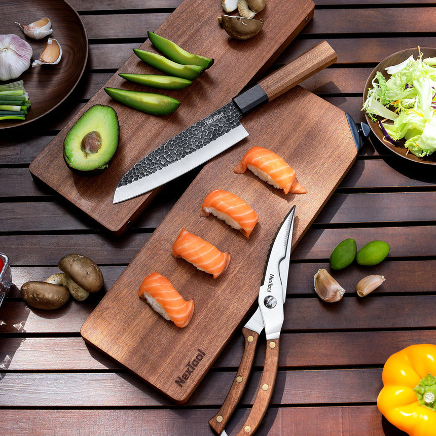 Nextool Camp Chef Contents - 3-Tool Modular Kitchen Set with Magnetic Board and Storage Bag