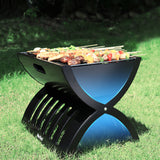 Nextool Camp Fun Folding Barbecue Grill Submerged Charcoal Tank - Lasting Consistent Burning for Outdoor Cooking
