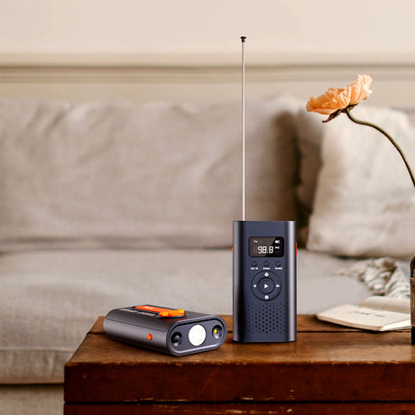 Nextool Leiyin Emergency Hand Crank Radio FM/AM Reception - 87.1 to 160 MHz FM and 522 to 1629 KHz AM