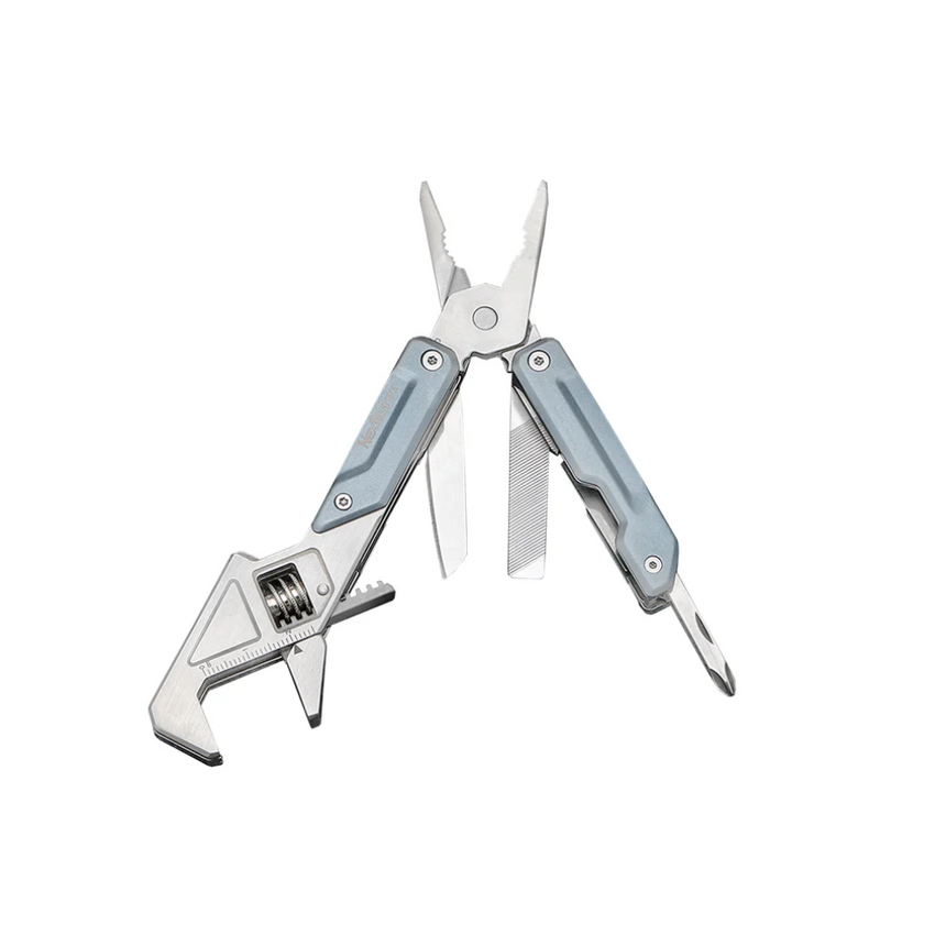 Nextool Light Wrench W2 25mm Adjustable Wrench - Precision-Machined Slide Jaw and Worm Gear