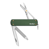 Nextool Mini Pocket Knife Green Open - Ultra-Compact 64mm Closed, 107mm Open Length