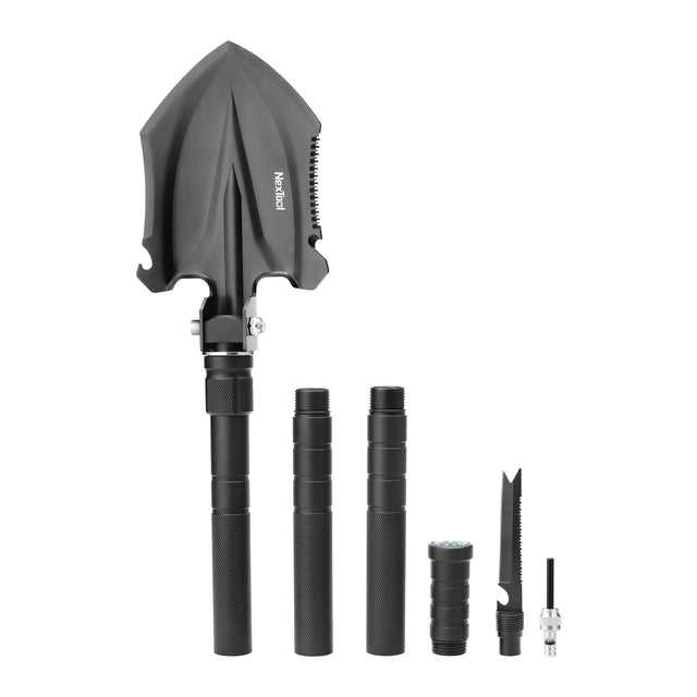 Nextool Multi Functional Shovel Medium - 11-in-1 Tool with Three-Section Detachable Construction, 1000g