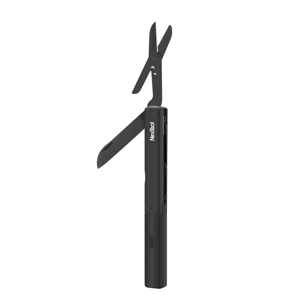 Nextool N1 Smart 3-in-1 Design - LED Flashlight, Scissors, and Knife in Pen-Like Silhouette