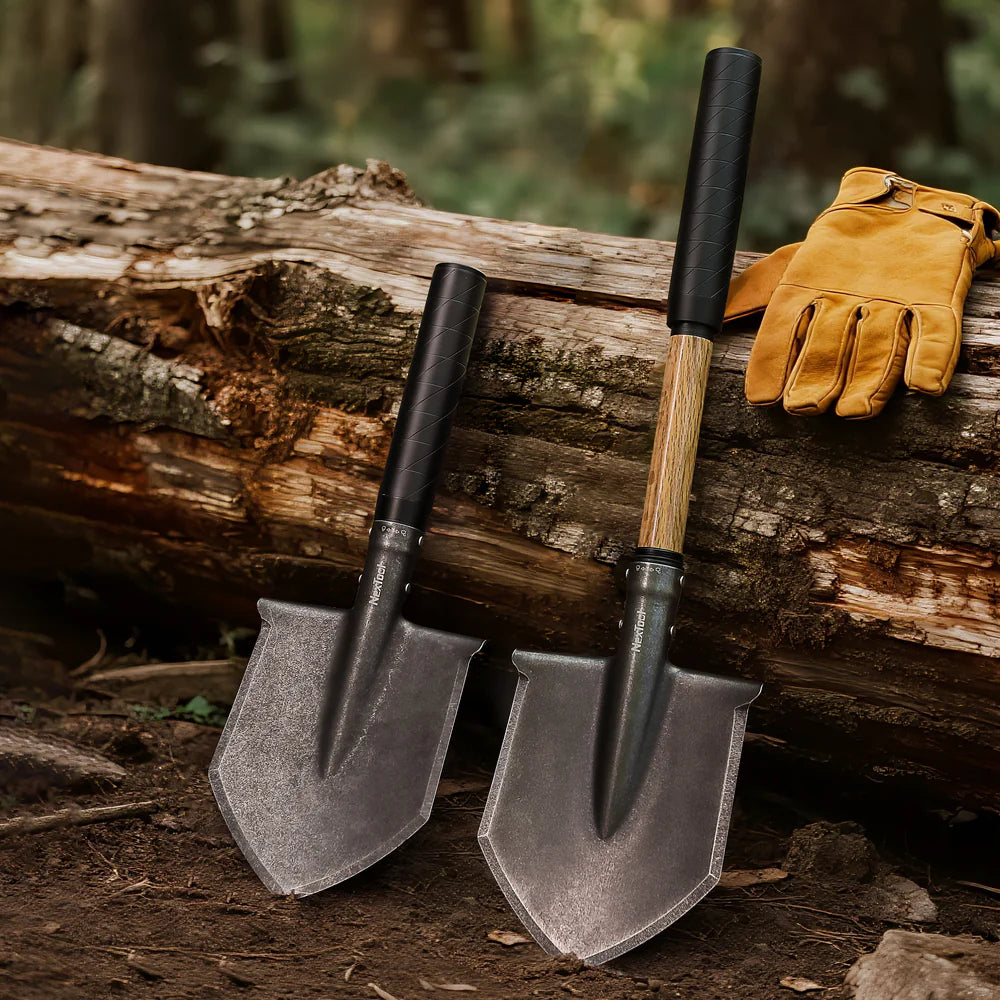 Nextool Retractable Shovel Hidden Telescopic Structure - One Twist to Extend or Retract