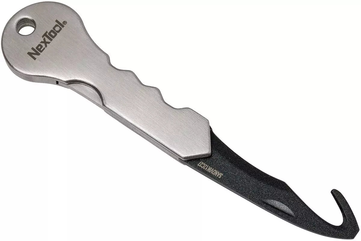 Nextool TaoTool Box Opener - Sandvik 12C27 Stainless Steel with PVD Coating and Teflon Blade, 31g