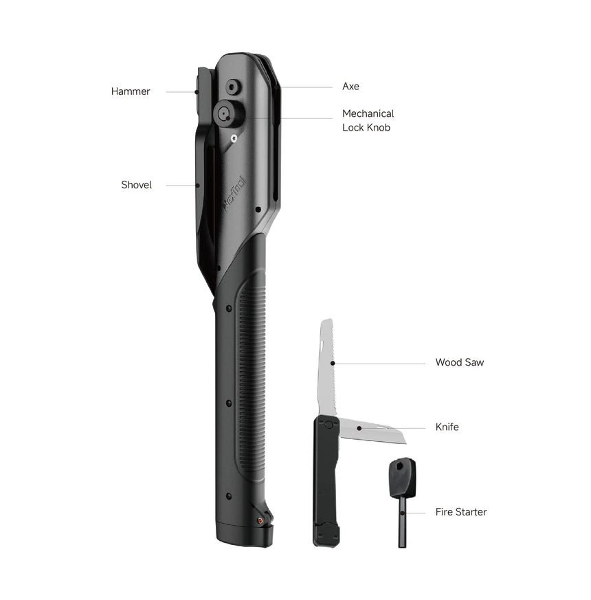 Nextool Thunder Specifications - Complete 7-in-1 Multitool with All Features and Dimensions