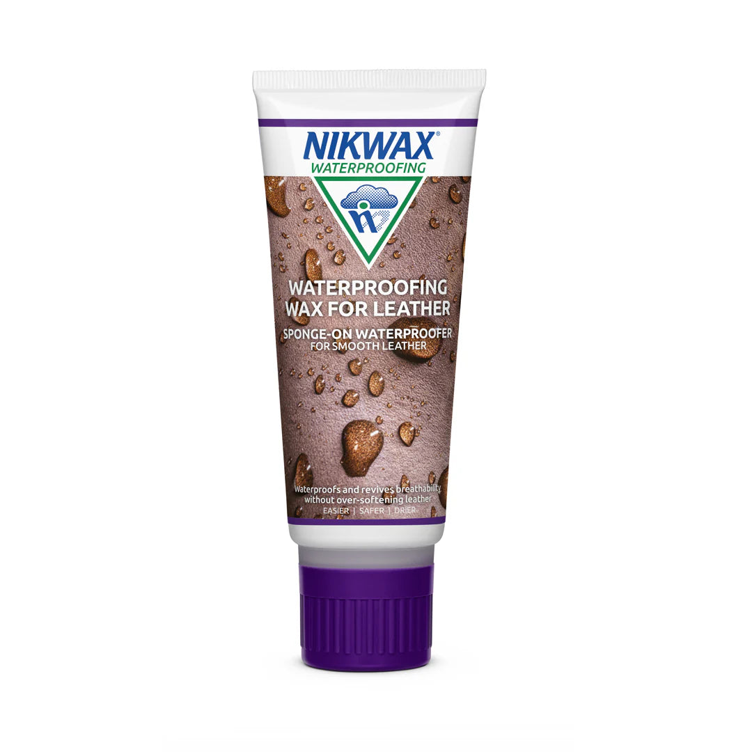 Nikwax Waterproofing Wax for Leather - Tube with Sponge Applicator