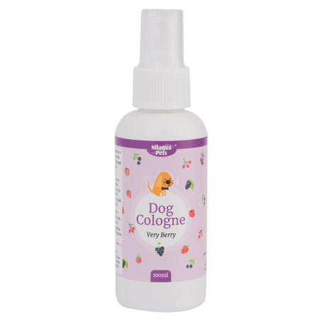 Nilaqua Pets Very Berry Dog Cologne Outdoor Action 100ml- front packaging