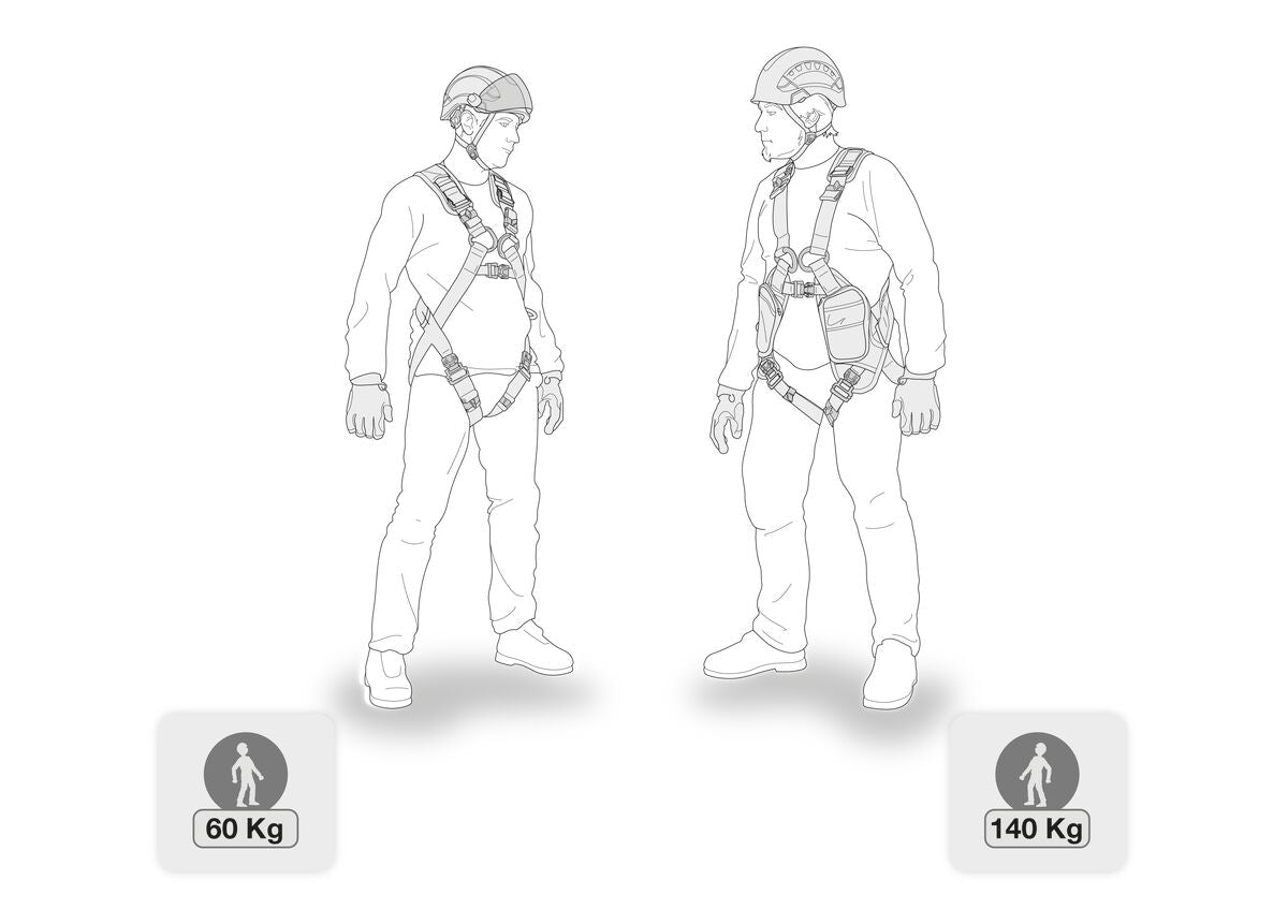 Petzl Absorbica® - Energy absorber webbing limits impact for users 60-140 kg