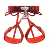 Petzl Adjama Climbing Harness Dark Red - Front