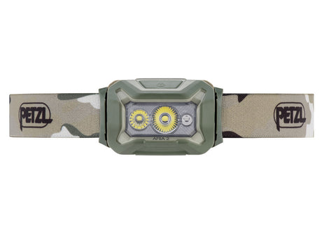 Petzl Aria 2 RGB Waterproof Headlamp Camo - Front