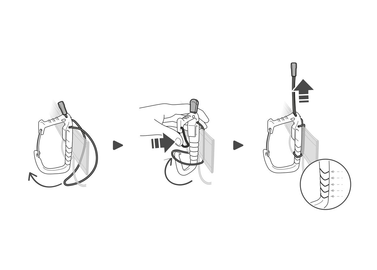 Petzl Caritool Evo Ice Screw Holder - Effortlessly attaches to the harness waistbelt