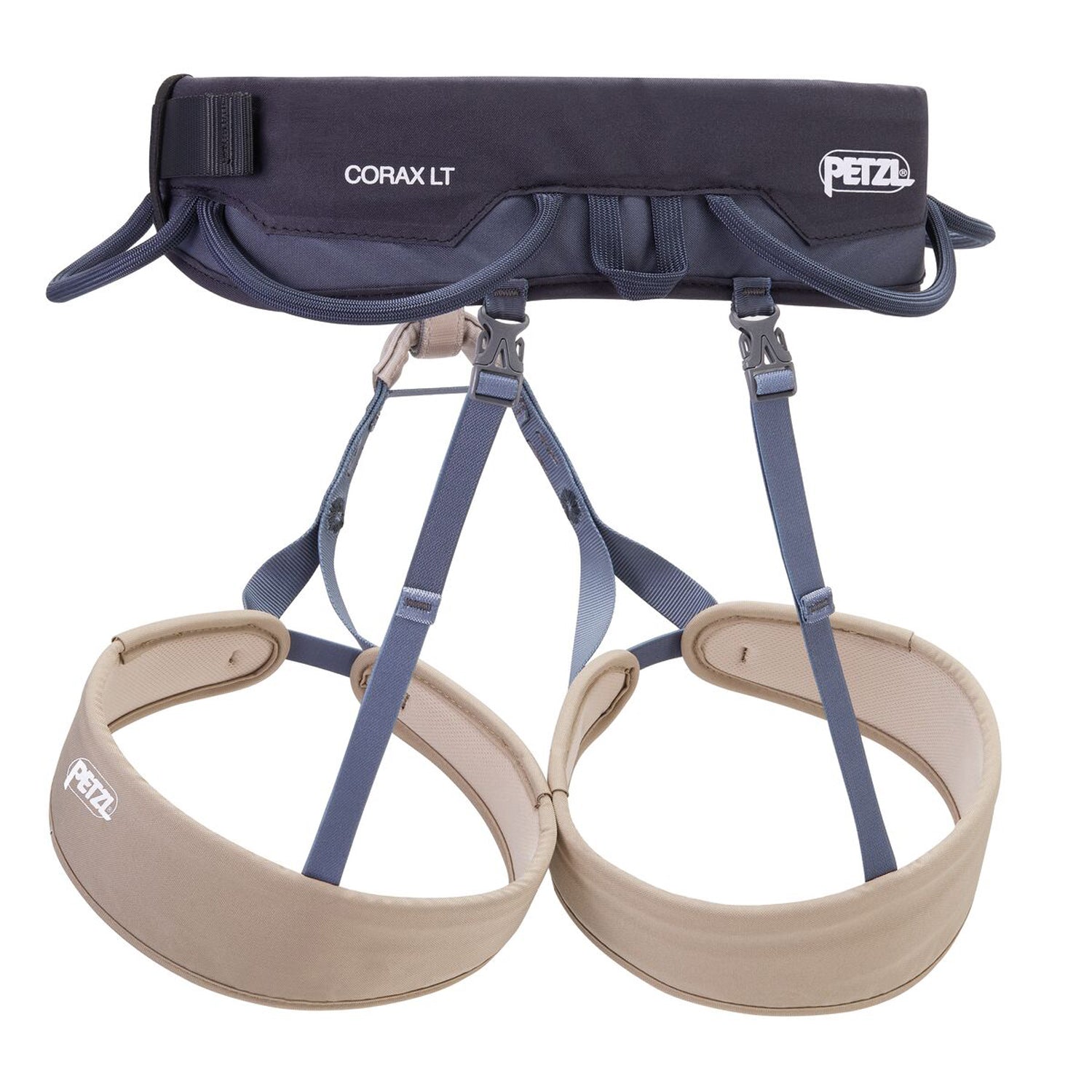 Petzl Corax LT Harness Dark Gray - Front