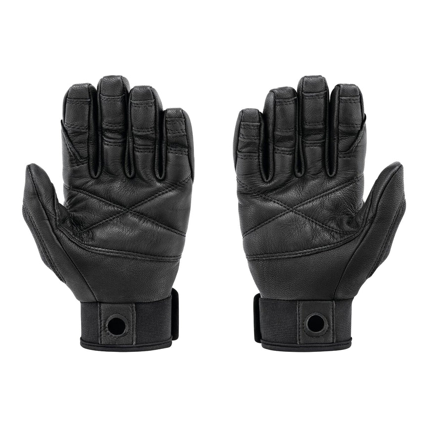 Petzl Cordex Plus Belay-Abseiling Gloves Black - Front