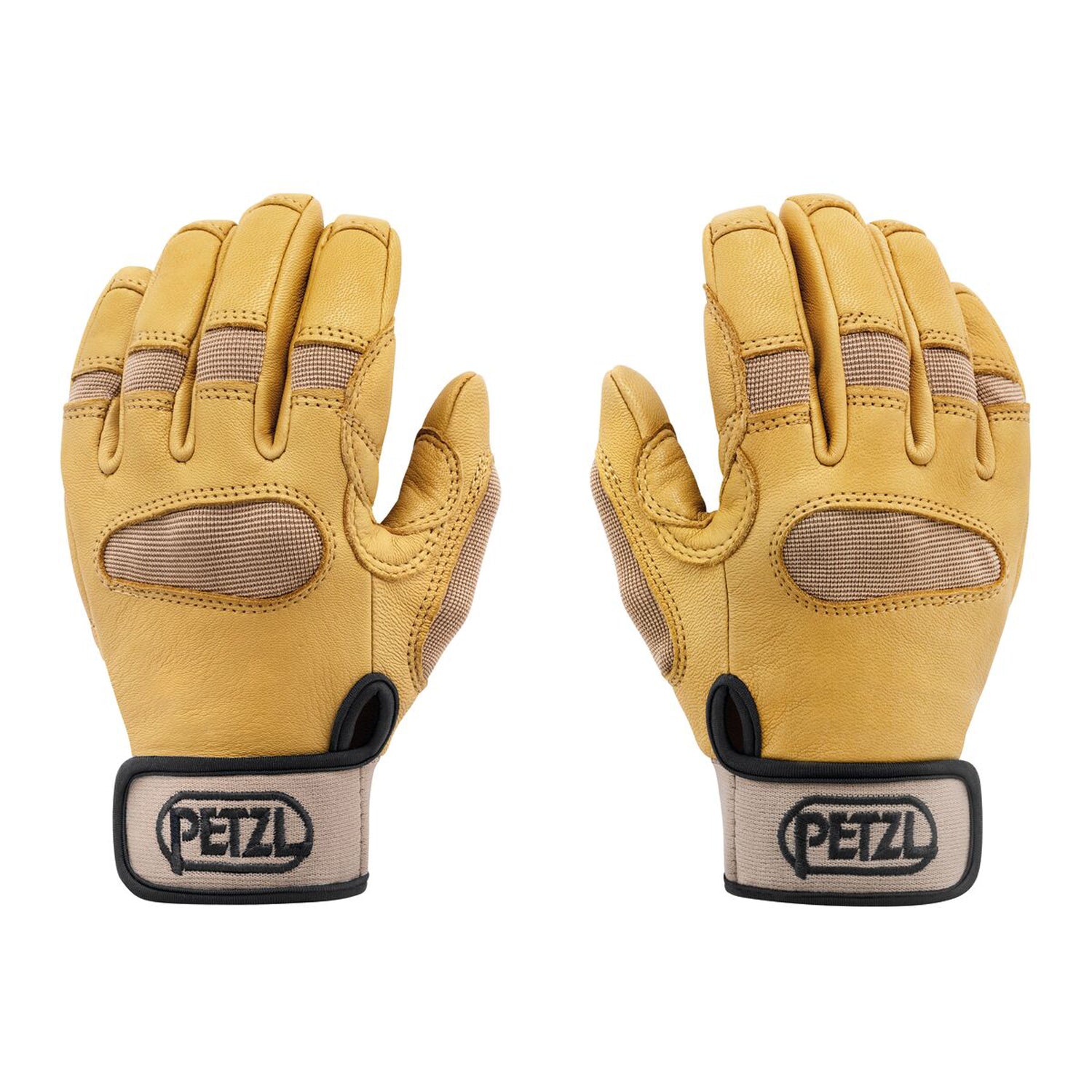 Petzl Cordex Plus Belay-Abseiling Gloves Tan - Back