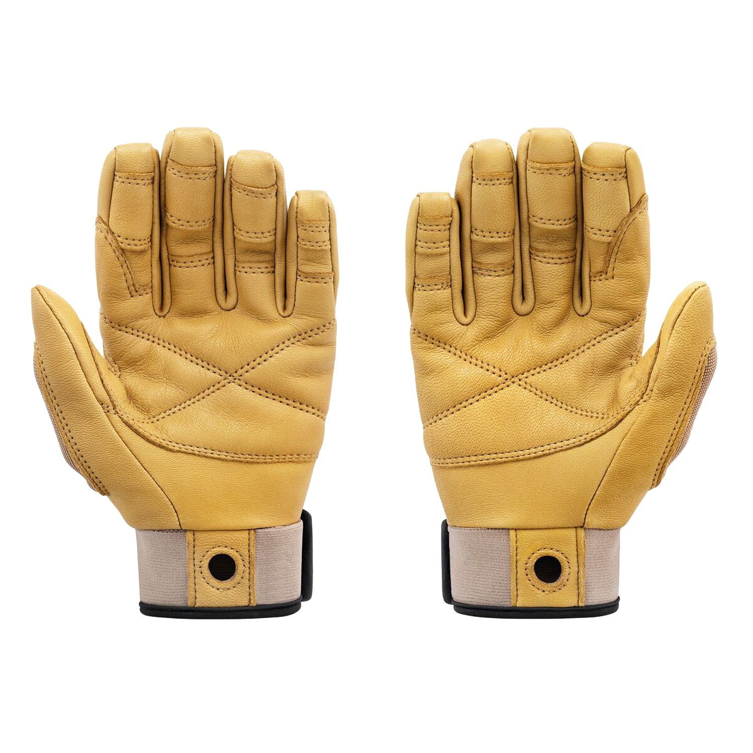 Petzl Cordex Plus Belay-Abseiling Gloves Tan - Front