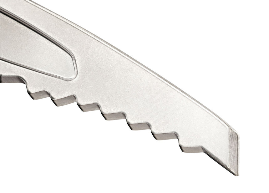 Petzl Glacier Ice Axe 75cm - Steel Pick Close Up