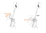 Petzl Grigri® + Belay Device - Decent & Panic Diagram