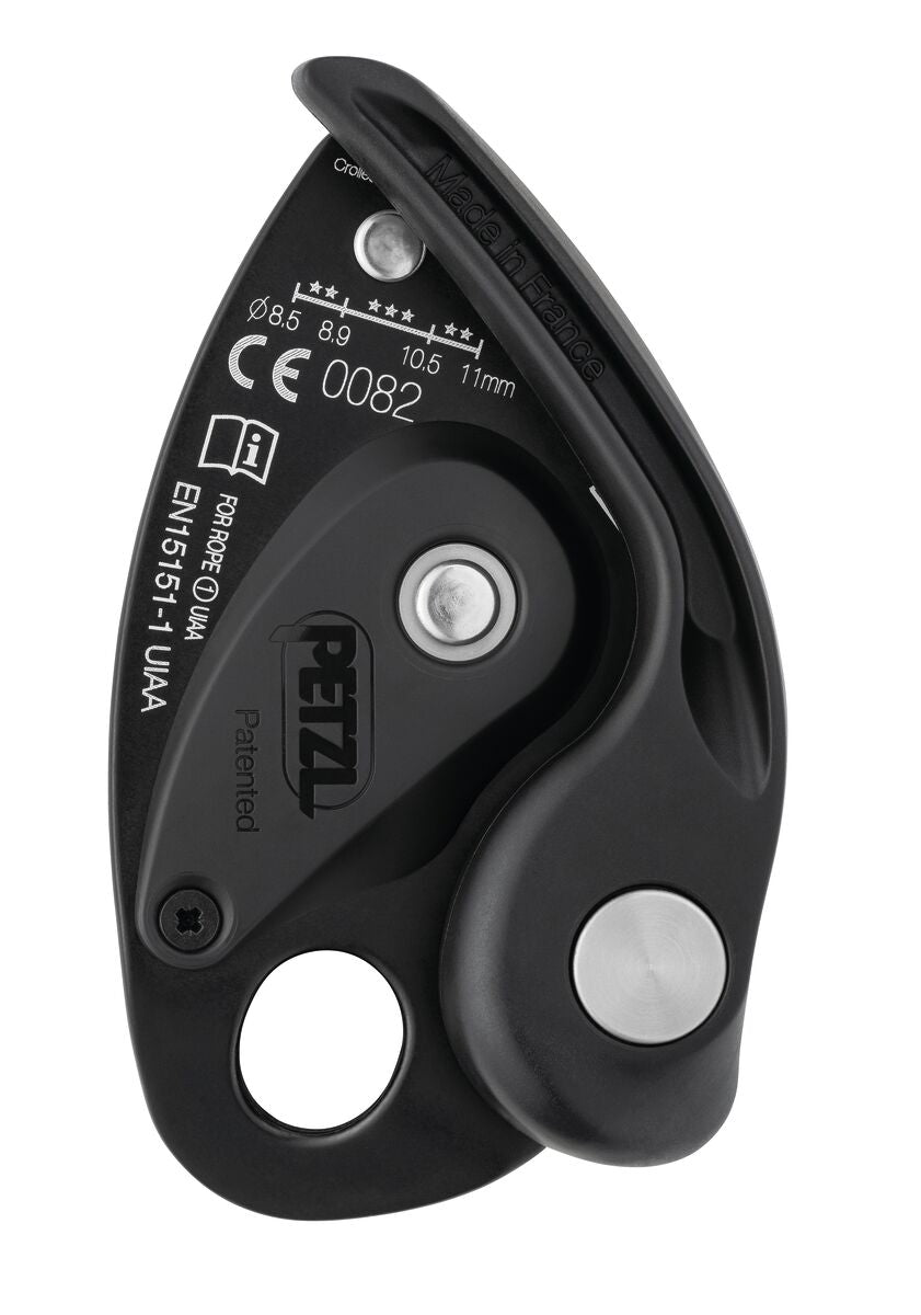 Petzl Grigri® Belay Device Blue - Back View