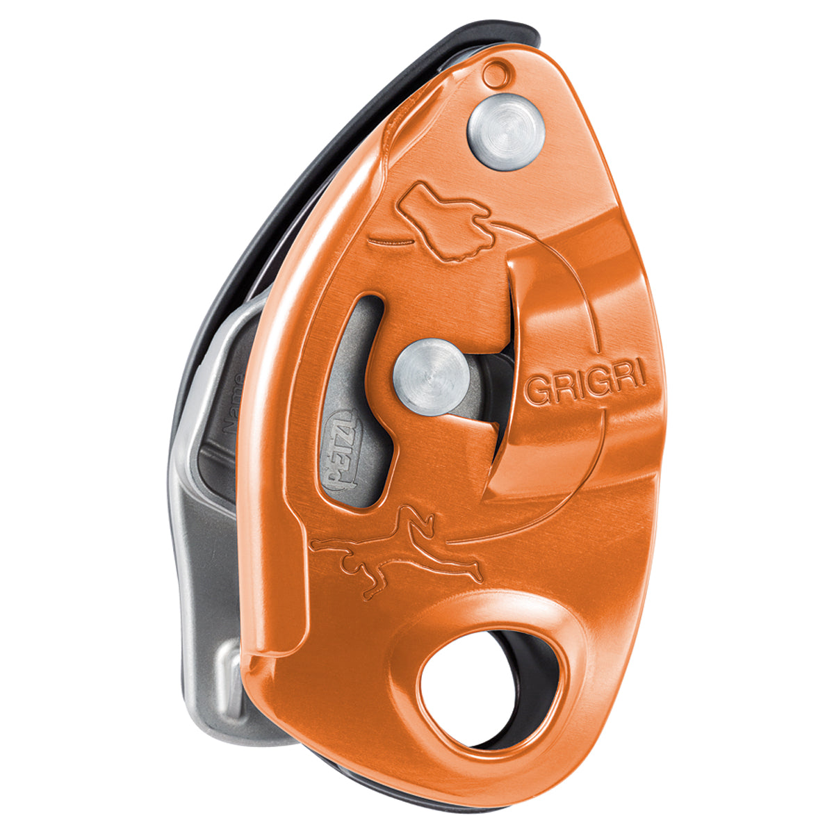 Petzl Grigri® Belay Device Orange - Front