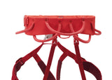 Petzl Luna Women's Harness Red - Back Straps Close Up