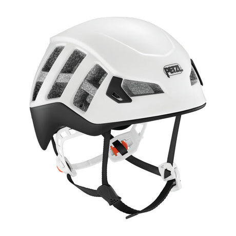 Petzl Meteor Helmet White/Black - Front Angled View