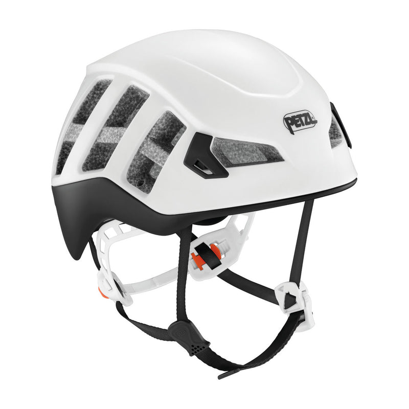 Petzl Meteor Helmet White/Black - Front Angled View