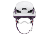 Petzl Meteora Women's Helmet White/Violet - Back View
