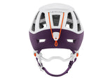 Petzl Meteora Women's Helmet White/Violet - Back View with String Attached
